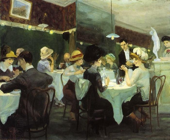 John French Sloan Renganeschi's Saturday Night oil painting picture